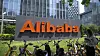 Logoen til det kinesiske teknologiselskapet Alibaba som tirsdag laserte sin egen versjon av kunstig intelligens. Samme dag laserte Kinas myndigheter også et eget lovforslag for å ha kontroll over utviklingen av slik teknologi.