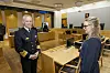Etterretningssjef Nils Andreas Stensønes og Siri Horgen Hinze fra Forsvarsdepartementet i Oslo tingretts sal 127 torsdag morgen. Foto: Arash A. Nejad