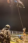 Dette er bilder Politiet i Finland selv har lagt ut etter bordingen av tankskipet Eagle S, som er mistenkt for å ha skadet en kraftkabel og fire undersjøiske fiberkabler. Foto: Det finske politiet
