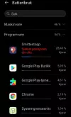 Mye tyder på at Smittestopp-appen, i alle fall Android-utgaven, ikke er optimalisert for å bruke minst mulig strøm. Målingen på bildet bør nok tas med minst en klype salt, da den ikke representerer noe mer enn et vilkårlig øyeblikksbilde. Skjermbilde: digi.no