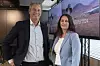 Finansdirektør Knut Giske og administrerende direktør Birgitte Engebretsen i Telenor Norge må konstatere at nedgangen i antall mobilkunder fortsetter. Foto: Håvard Fossen