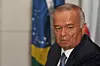 Usbekistans diktator Islam Karimov. Bildet er tatt under et statsbesøk i Brasil i 2009.