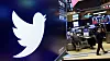 Twitter-logoen på børsen i New York.