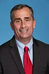 Brian Krzanich (bildet) overtok i mai som Intels toppsjef etter Paul Otellini. Utfordringene står i kø, men Krzanich forsøker å være optimist. Bilde: Intel
