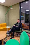 Ole Petter Saxrud, norgessjef i Atea, forteller at de nå jobber med både leverandørerer og kunder for å løse leveranseproblemene som bransjen har stått i siden pandemien startet. Foto: Oskar Hope-Paulsrud