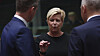 Finansminister Siv Jensen var tirsdag i Brussel, der hun deltok på et felles finansministermøte mellom EU og EFTA.