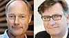 BI-professor Petter Gottschalk (fra v.) kritiserer bransjen for ikke å ha løst et utbredt problem. Microsofts sikkerhetssjef Ole Tom Seierstad er ikke enig med ham.