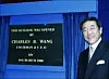Charles B. Wang åpner CA-HQ i London. Foto: CA