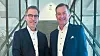 Daglig leder Egil Jahren i Dataequipment og daglig leder Jan Søgaard i Netsecurity. Selskapene slås nå sammen under navnet Netsecurity. Begge de to daglige lederne var før fusjonen nest største eiere i selskapene de leder.
