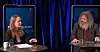 Distrikts- og digitaliseringsminister Linda Hofstad Helleland (H) og ordstyrer Torgeir Waterhouse fra rådgivningsselskapet Otte, fra livestreamen. Skjermbilde: Inside Telecom
