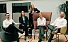 Dette er kjerneteamet i Fornix. Fra vemstre Markus Haraldseid, Linnea Kårstad, Amanda Heffermehl, Elise Rimer og Viktor Munch Akse. Foto: Fornix