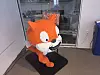 Scratch-maskotten avbildet hos MIT Media Lab i Cambridge utenfor Boston i USA.
