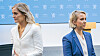 Justis- og beredskapsminister Emilie Enger Mehl og daværende direktør i Nasjonal sikkerhetsmyndighet, Sofie Nystrøm, under et arrangement tidligere i år.