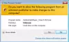 Brukere får opp denne standardmeldingen i Windows når oppdateringen installeres, som enkelt kan klikkes forbi. Foto: Palo Alto Networks