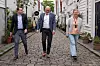 Lars Haavik, Eva Jenseg og Birger S. Clementsen jobber med kommunens satsing på Datasjøen og KI. Foto: Tommy Ellingsen