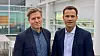 Petter Løken (til venstre), sjef for forretningsteknologi, og Vidar Bekken, IT-direktør i Azets.