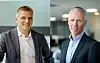 Administrerende direktør, Torbjørn Eik-Nes, og leder for energisektoren, John Olav Syrrist, i Accenture Norge er svært fornøyd med å hente inn milliardkontrakten med Statnett. – Med vår dype bransjeinnsikt og teknologiske spisskompetanse er vi godt rustet, sier Syrrist. Foto: Accenture