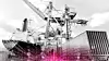I likhet med Telenor tror Deutsche Telekom (DT) 5G blir særlig viktig for industriområder. Her en bildemontasje selskapet har laget fra Hamburg havn for å illustrere ett sted de tror 5G vil gjøre en forskjell.