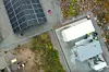 Her er et bilde av testanlegget der Telia i Sverige tester hydrogendrift for 110 dager uten strøm. Foto: Telia