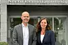 Fungerende direktør i Nasjonal kommunikasjonsmyndighet, John-Eivind Velure, og statssekretær Gunn Karin Gjul i digitaliseringsdepartementet sier det er viktig for myndighetene å møte lokalt næringsliv.