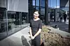 Kristin Dahle Larsen – daværende direktør for grossistvirksomhet i Lyse Tele, nå konstituert leder for televirksomheten i Lyse – i Tromsø i april 2024, der hun fortalte om det som nå heter Fiberhub – en grossist-tilgang til fibernett.