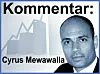 Cyrus Mewawalla er gründer i CM Research, et uavhengig selskap innen investeringsanalyse. Selskapet er basert i London og har fokus på tematisk granskning av global TMT, teknologi, medier og telekom. Mewawalla avdekker avgjørende og inngripende trender innen teknologi, og hvordan de trolig vil påvirke aksjekursen til de største aktører innen teknologi, medier og telekom. Han tilbyr både investorer og ledere helhetlig og global oversikt innen TMT.
