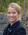 Jenny Lindqvist, leder for Ericsson i nord- og sentraleuropa sier prosjektet på Grønland har møtt ekstreme værforhold. Foto: Håvard Fossen