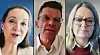 Toppsjefene fortalte om etterutdanning: (Fra venstre) Tonje Sandberg i Accenture, Petter-Børre Furberg i Telenor Norge og Hege Støre i Visolit.