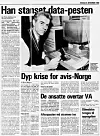 Spillings pest-inngripen var forsidestoff også i Akershus Arbeiderblad, en tidligere dagsavis i Lillestrøm. Faksimile: Nasjonalbiblioteket