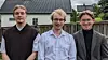 Erlend Johan Ringen Vannebo (fra venstre), Magnus Gluppe og Mikke Aas har gjort bacheloroppgaven sin i samarbeid med Nav og Symfoni.
