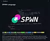 SPWN er ett av programmeringsspråkene som August Ekenes Asp har laget selv. Han forteller at det har blitt lastet ned rundt ti tusen ganger. Skjermbilde: August Ekenes Asp