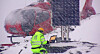 NVEs Seksjon Fjellskred foretar vedlikehold av datalogger på Gámanjunni 3 i Kåfjord kommune.