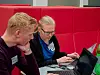 Dyp konsentrasjon hos deltakerne under finalen. Foto: Espen Taftø Vestad