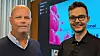 Espen Gylvik (t.v.), toppsjef i Cyviz, setter pris på Gøran Hansen (t.h.) sitt engasjement for gode brukeropplevelser.