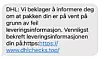 Eksempel på svindelmelding fra den dømte mannen. Foto: Økokrim