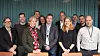 Helsedirektoratet og Twoday signerte samarbeidsavtalen fredag. Fra venstre: Elisabeth Meyer-Eriksen, Jonas Hoemsnes, Wenche Snell, Nicolai Svendsen, Iris Krossbakken, Jan Arild Lyngstad, Kristin Nyberg, Ola Skuland Pedersen, Anders Magnus Braaten, Raymond Auglend og Henrik Maurstad Jonasson. Foto: Twoday