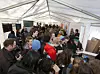 Trangt om plassen: Rundt to tusen ungdomskolelever er invitert til teknologi-teltet denne uken. I tillegg er det åpent for alle som er nysgjerrig.