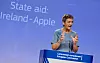 EUs konkurransekommissær Margrethe Vestager presenterte tirsdag EU-kommisjonens avgjørelse i den kontroversielle skattesaken mot Apple Foto: Virginia Mayo, AP, NTB scanpix