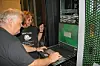 Systemadministrator Arve Dispen logget seg inn på terminalen til Vilje da digi.no besøkte HPC labben ved NTNU i Trondheim i 2012. Ved siden av Dispen er sjef for HPC-laben, Anne Cathrine Elster. Foto: Harald Brombach