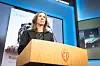 Beredskapsminister Astri Aas-Hansen under rapportfremleggelsen.