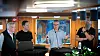 NorGPT ble presentert på Arendalsuka. F.v. kommunikasjonsleder Rolf Dyrnes Svendsen i NorwAI, EVP og Chief Technology and Data Officer Sven Størmer Thaulow i Schibsted ASA, NorwAI-direktør Jon Atle Gulla og divisjonsdirektør/Executive Vice President Yngvar Ugland i DNB NewTechLab Foto: Eirik Helland Urke