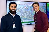 Selv om Norgeskart nå driftes i Google Cloud, er ikke Mortada Abel Kasale og Petter Langenes urolige for å bli låst til én leverandør. Kasale forklarer at de har vært nøye med å velge arkitektur og formater som gjør at de enkelt kan bytte plattform. Foto: Mona Strande