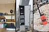 Fra venstre: De to første bildene viser hva slags utstyr det er i to typer basestasjoner i Sikringsradio-nettet. Til høyre en typisk terminal for Sikringsradio. Foto: Sikringsradioen
