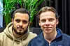 Studentene Gabriel Øgård og Fabian Salheim mener arrangementet er en gylden mulighet for å få arbeidserfaring i IT-bransjen. Foto: Are Thunes Samsonsen