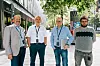 Her er deler av ledelsen i Pone: Øystein Jåtog-Rød (t.v.), Jan-Erik Skaug, Trond Peder Hagen og Sigurhjörtur Snorrason. Bedriften har også et utviklerteam i Jönköping. Foto: Hans Haugstad
