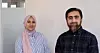 Nusrat Akter (t.v.) og Syed Fawad Ali Shah.