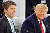 Open AI-sjef Sam Altman og president Donald Trump.