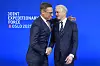 Finlands president Alexander Stub (t.v.) og statsminister Jonas Gahr Støre står bak et nytt initiativ om bedre KI-kontroll.