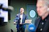 Thomas Midteide er konserndirektør for kommunikasjon i Telenor. Tirsdag møtte han pressen.