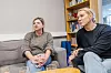 Christine Nylund, seksjonssjef for avlastning i Oslo kommune bydel Bjerke og Natasha Panjkovic, avdelingsdirektør for Helse og Mestring. Foto: Arash A. Nejad